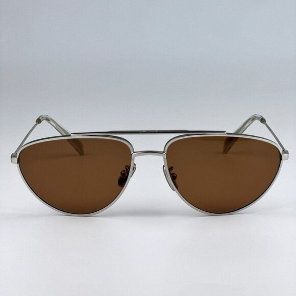 NEW Celine CL40077U 16J Palladium Roviex Pilot Unisex Sunglasses CL 40077U - Picture 4 of 12
